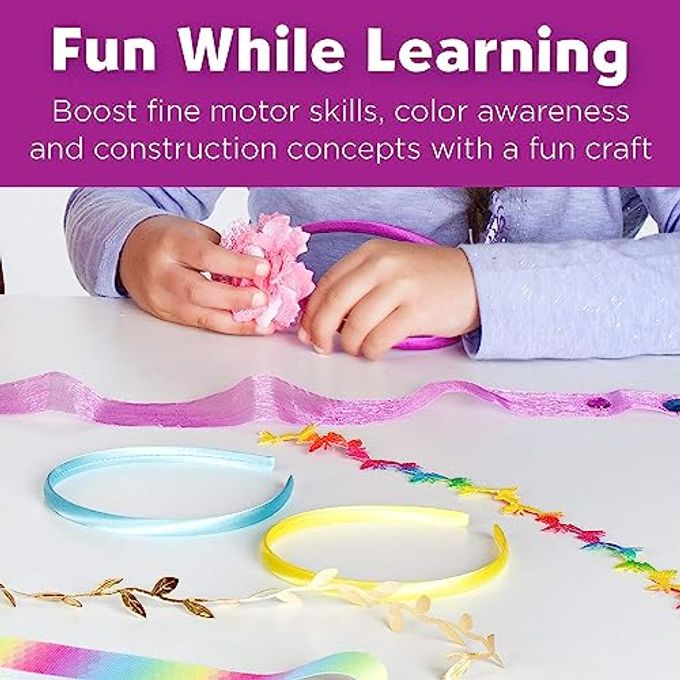 Creativity for Kids Fashion Headband Making Kit Makes 10 DIY Headbands, Arts and Craft Kits, Kids Activities, Birthday Gifts for Girls (Ages 5+) - Image 3