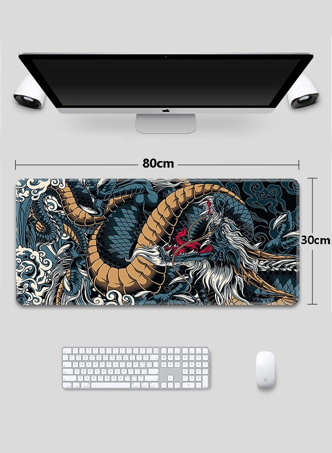 Large Mouse Pad Extended Gaming Non-Slip Rubber Base Office Desk Keyboard Mouse Pads Dragon  - Image 4