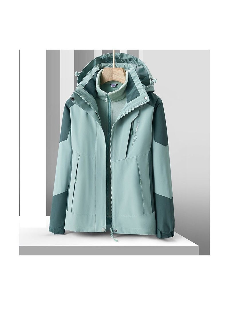 Loquat Zippered Breathable Detachable Windproof Overcoat 