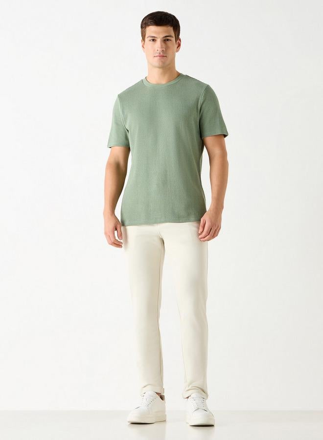 سبلاش فيڤ تيشيرت بياقة دائرية وأكمام قصيرة بنقوش - Image 2