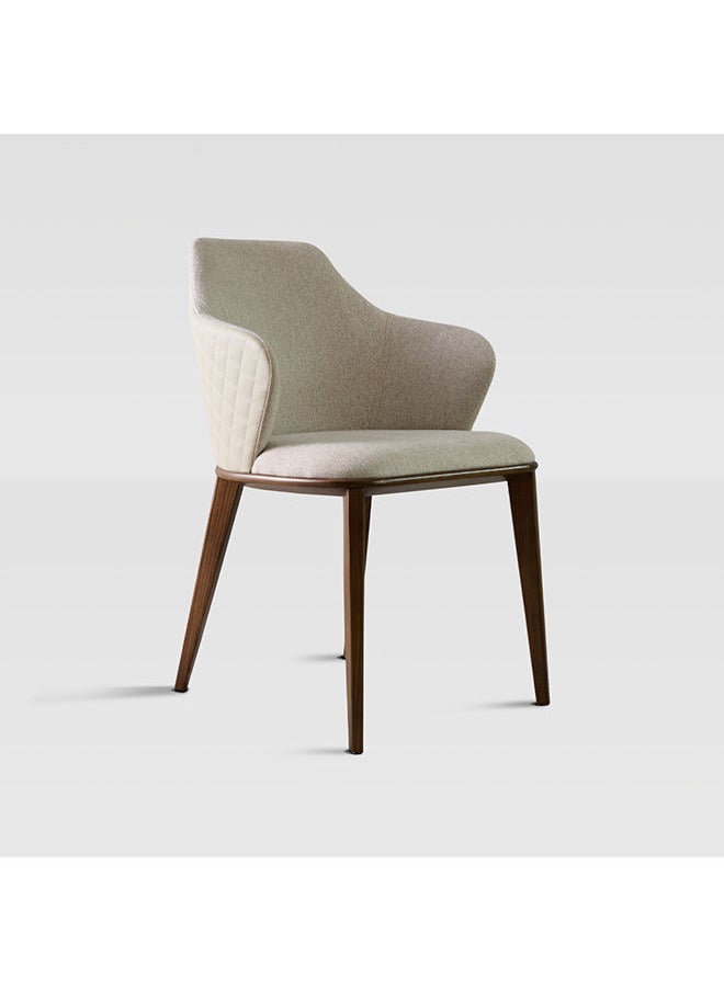 AL HUZAIFA FURNITURE Andes Dining Chair Walnut Legs  - Image 1