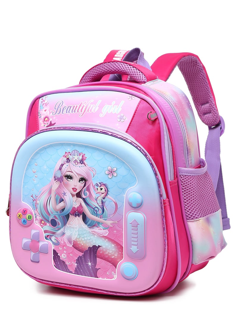 Stargold Baby Backpack 3Pcs Combo For Baby Girl With Adjustable Strap For School 12 Inch  - Image 2