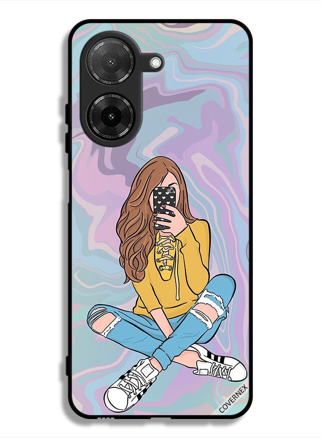 Covernex Xiaomi Redmi A5 4G Protective Case Cover Girl Taking Photo - Image 1