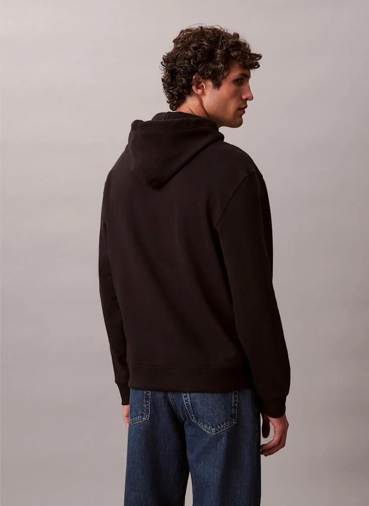 Calvin Klein Jeans Cotton Terry Monogram Hoodie