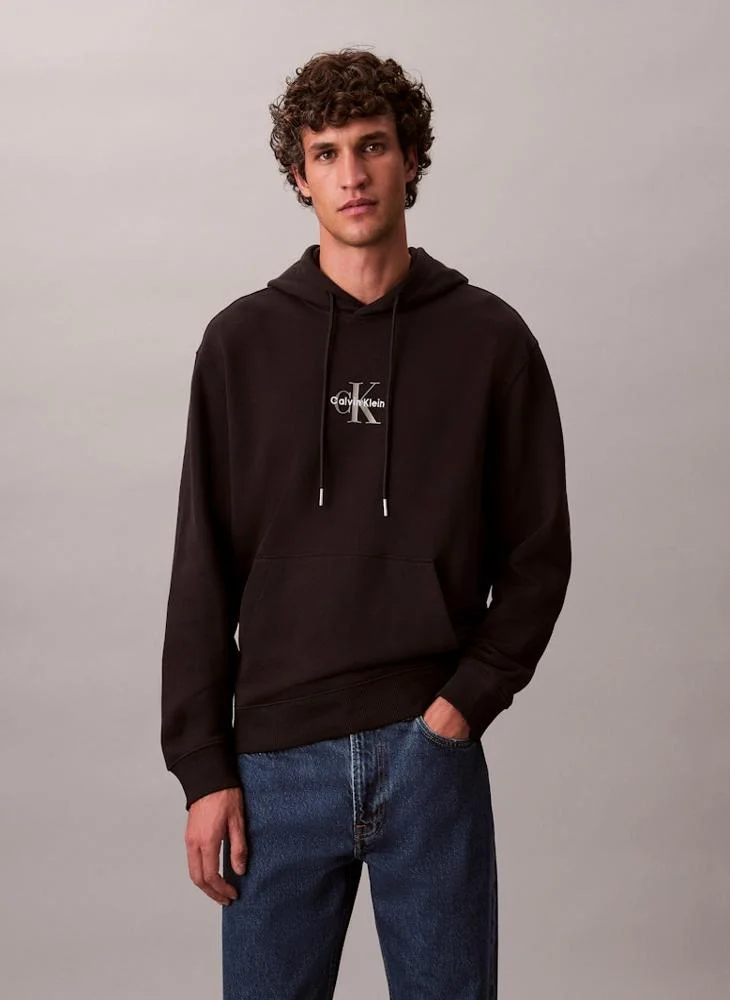 Cotton Terry Monogram Hoodie