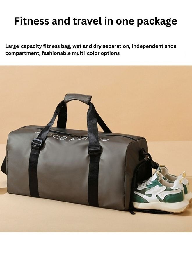 Mei Stylish Large Capacity Unisex Sports Gym Travel  Duffle Bag with Shoulder Strap  - Image 5