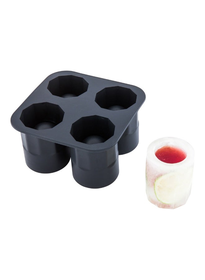 Restaurantware صينية كؤوس الثلج بحجم 1.75 بوصة - تصنع 4 كؤوس: مثالية للحانات التجارية أو الاستخدام المنزلي - مصنوعة من السيليكون الأسود المتين - آمنة للغسل في غسالة الصحون - 1-قطعة - Image 2