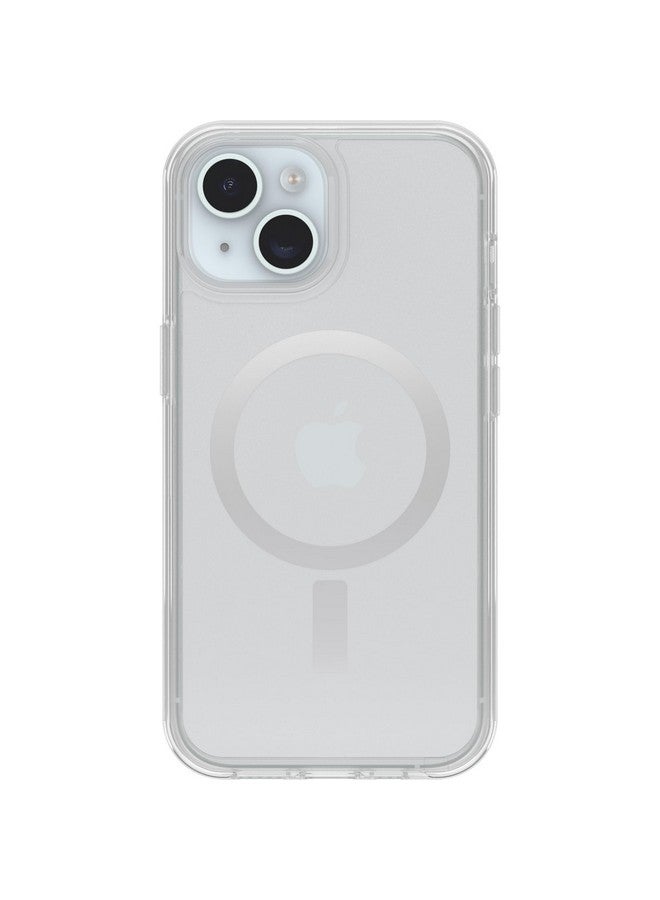 Otterbox OtterBox iPhone 15, iPhone 14, and iPhone 13 Symmetry Series Clear Case (Clear), snaps to MagSafe, ultra-sleek, raised edges protect camera & screen (ships in polybag)  - Image 1
