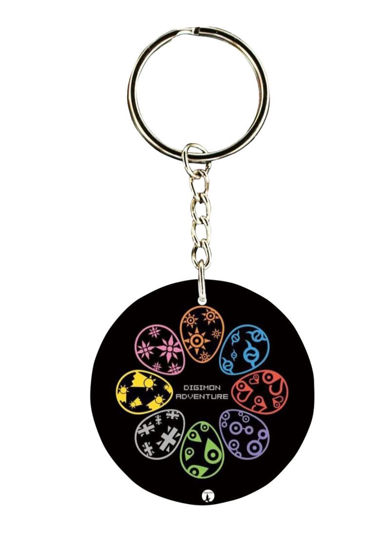 RKN Double Sided Digimon Printed Keychain