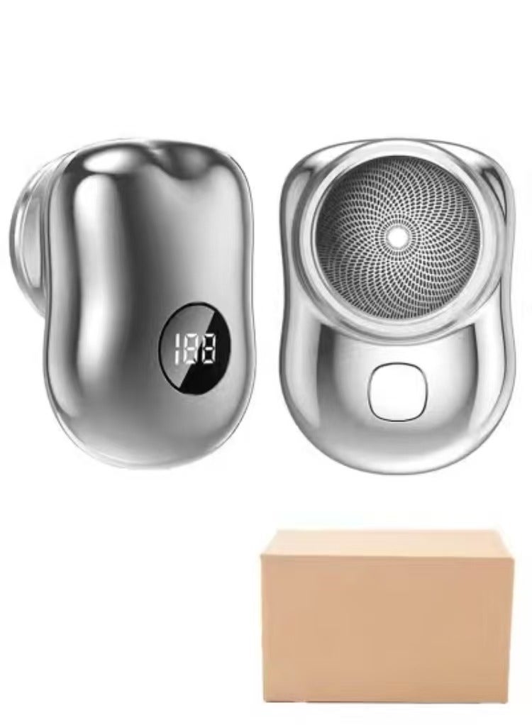 Captaintech Shaver Portable Electric Shaver 2023 New Pocket Portable Electric Shave Magic USB Mini Shaver Electric Razor For Men Rechargeable Travel Razors For Men Electric Shaver For Shaving Face - Image 1