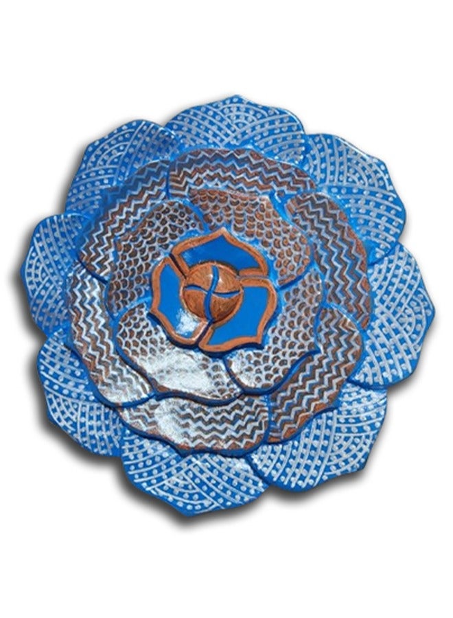 داش وتوين طبق حافة مزخرف بزخارف نباتية (كبير) - Image 2