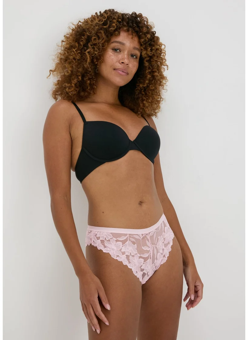 Matalan 3 Pack Lace Brazilian Knickers