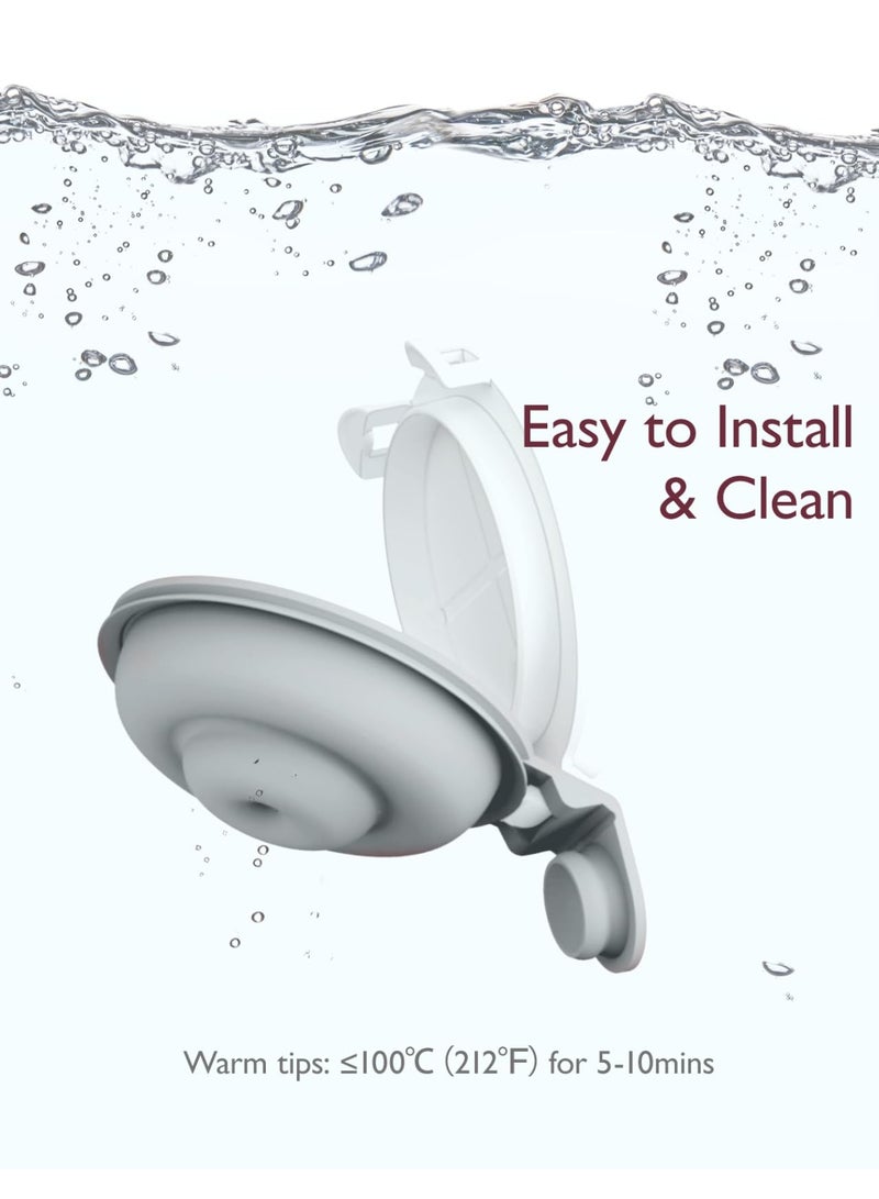 Momcozy ملحقات استبدال أصلية لتدفق الهاتف المحمول المحسن | M9 المحسن، أجزاء الرضاعة الطبيعية الأصلية لـ M9 المحسن، غشاء مزدوج الطبقات - Image 3