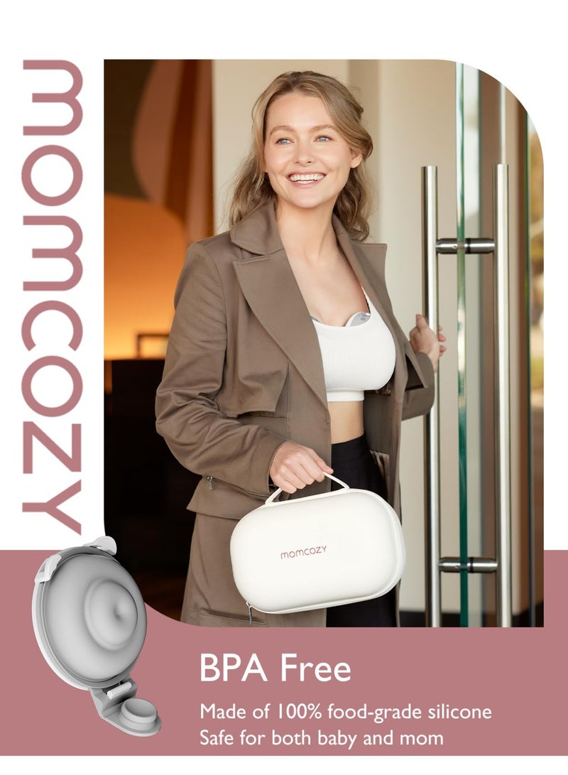 Momcozy ملحقات استبدال أصلية لتدفق الهاتف المحمول المحسن | M9 المحسن، أجزاء الرضاعة الطبيعية الأصلية لـ M9 المحسن، غشاء مزدوج الطبقات - Image 4