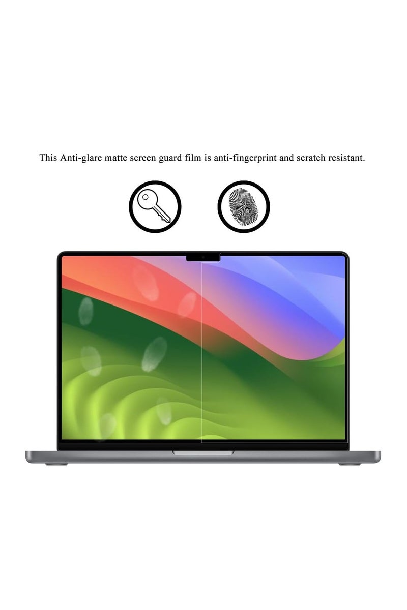 1Pack Anti Glare Matte Screen Protector Compatible with MacBook Air 15.3" with M4/M3/M2 Chip (Models A3241/A3114/A2941), Anti-Reflection & Scratch-Resistant Accessories 3H Hardness Protector for MacBook Air 15 Inch (Matte Clear) - Image 5