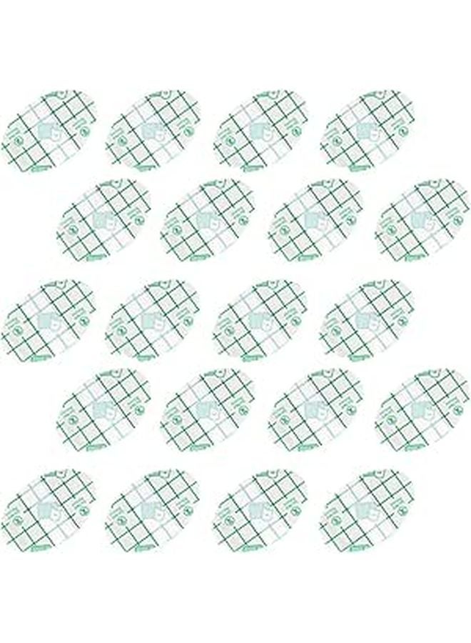 20 Pairs Transparent Gel Heel Cushion Pads Anti Blister Shoe Inserts For Women High Heels - Image 1