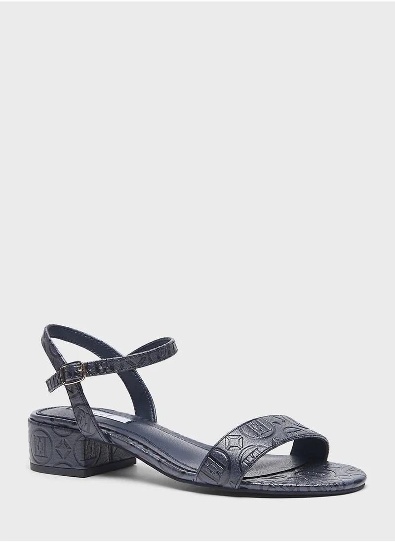 ELLE Multi Strap Block Heel Sandals