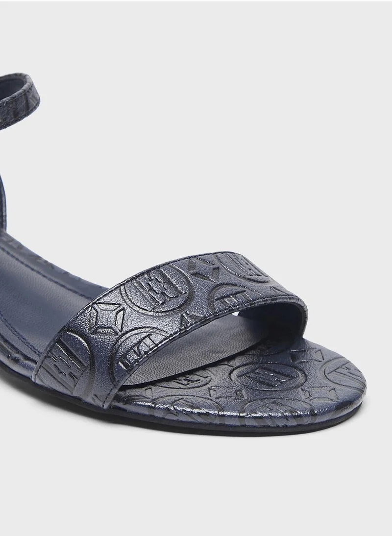 ELLE Multi Strap Block Heel Sandals