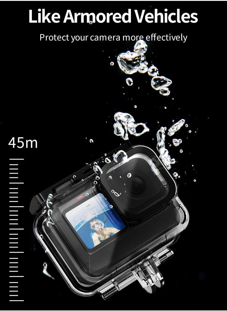 TELESIN - TELESIN Waterproof Case for GoPro HERO13/12/11/10/9 - Image 1