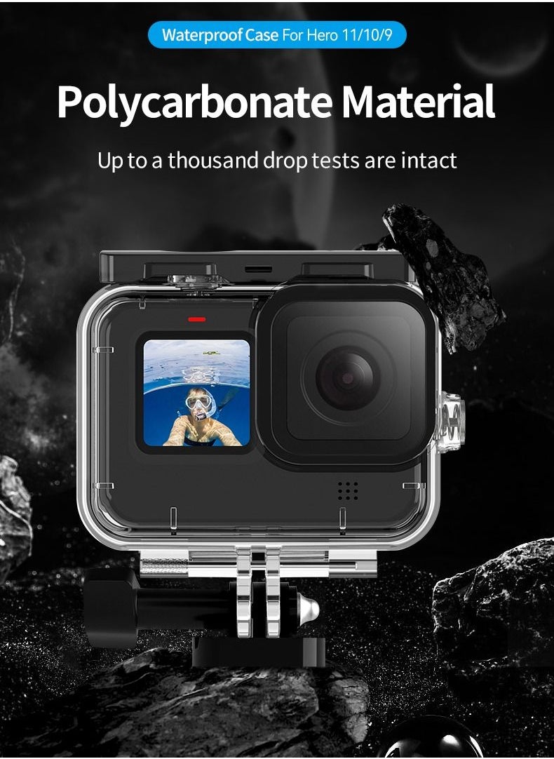 TELESIN - TELESIN Waterproof Case for GoPro HERO13/12/11/10/9 - Image 1