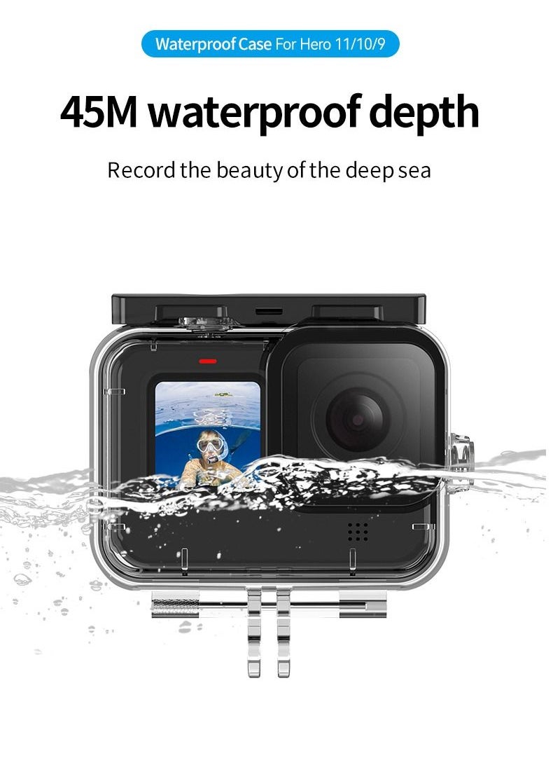 TELESIN - TELESIN Waterproof Case for GoPro HERO13/12/11/10/9 - Image 1