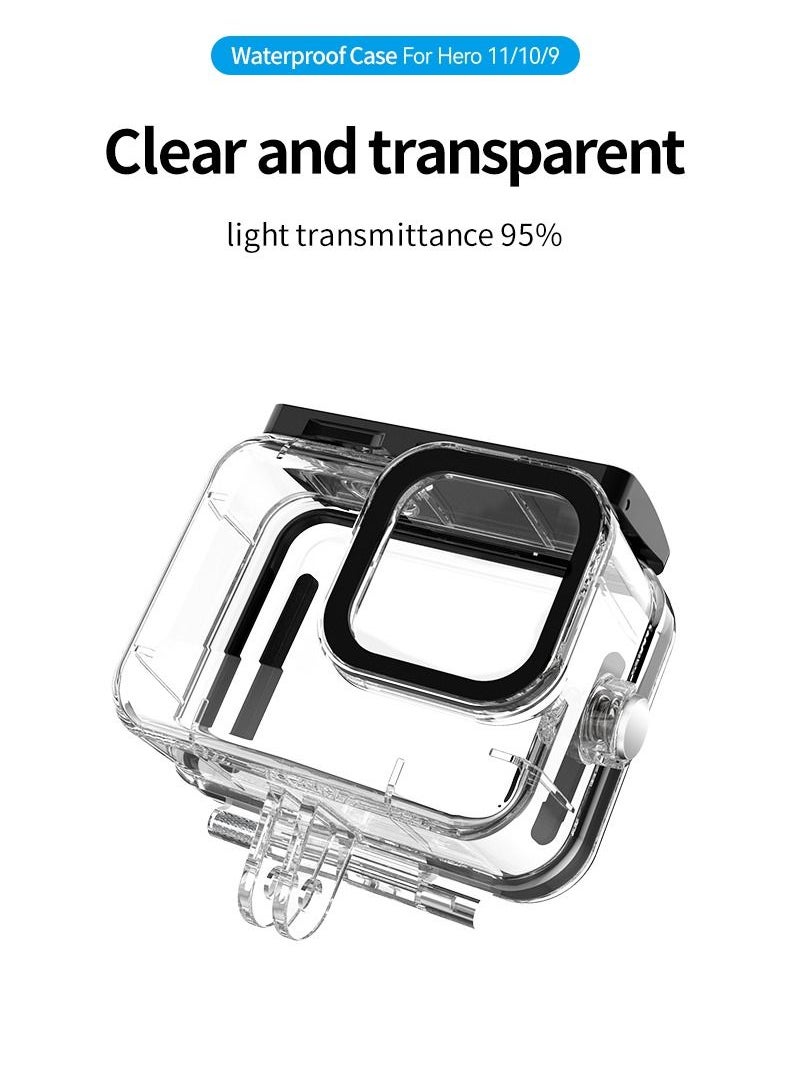 TELESIN - TELESIN Waterproof Case for GoPro HERO13/12/11/10/9 - Image 1