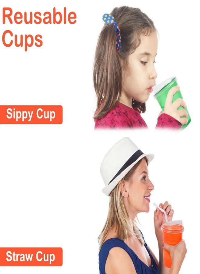 L LIKED 12 Oz Kids Sippy Cups, 4 Colours Assorted Total 20 Count Spill Proof Reusable Cups, BPA-Free, Perfect for Party - Image 4