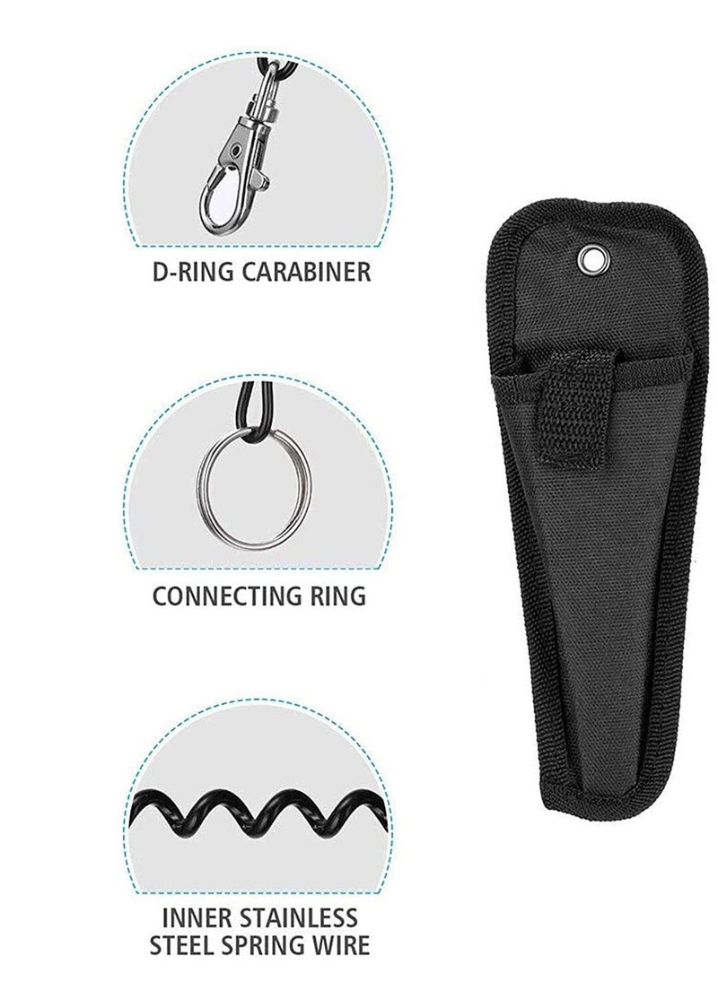 SYOSI - Fishing Pliers, Stainless Steel Split Ring Pliers with Corrosion Resistant Titanium Coating Rubber Handle for Professional Saltwater Fresh Water Fishing Pliers with Sheath Hook Remover Fish Holder - Image 1