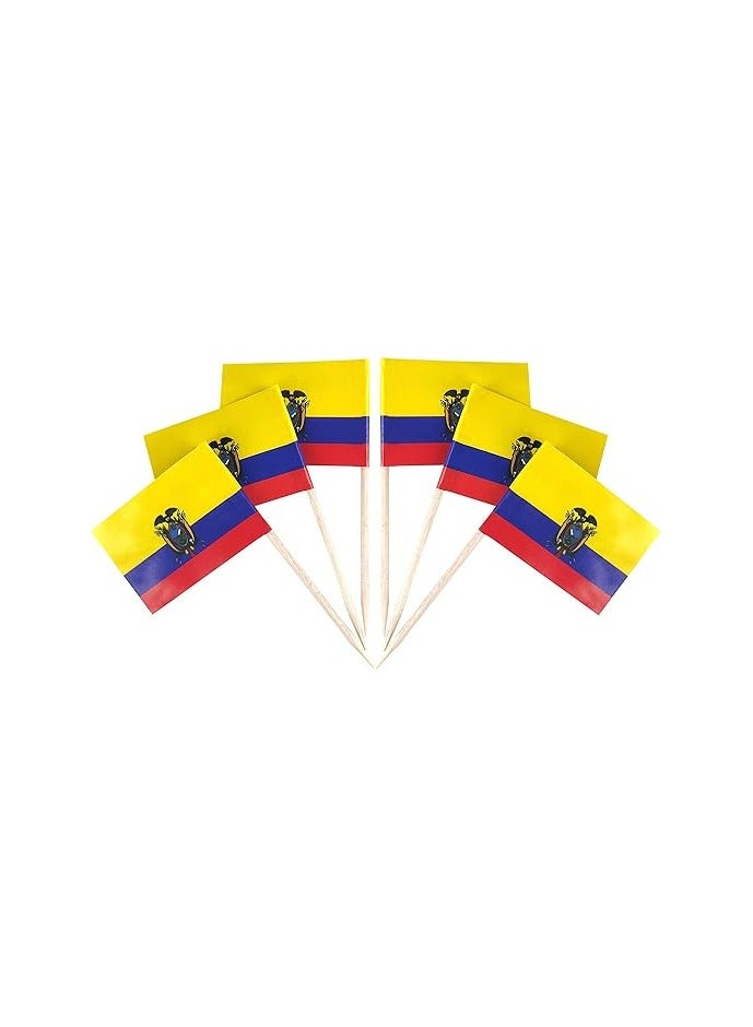 50Pcs Disposable World Cup Multi National Country Flag Stick Cake Toper Flag Fruit Stick Cocktail Cake Stick Toothpick Food Decoration - Image 1