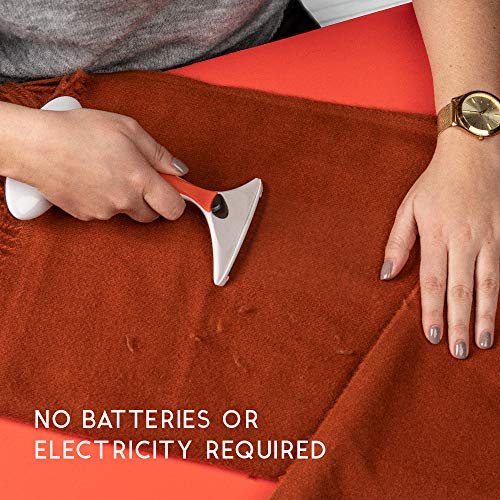 GLEENER Battery-Free Fabric Shaver & Lint Brush | Ultimate Fuzz Remover Sweater Comb | Lint Remover and Depiller for Clothing & Furniture (Burnt Orange) - Image 5