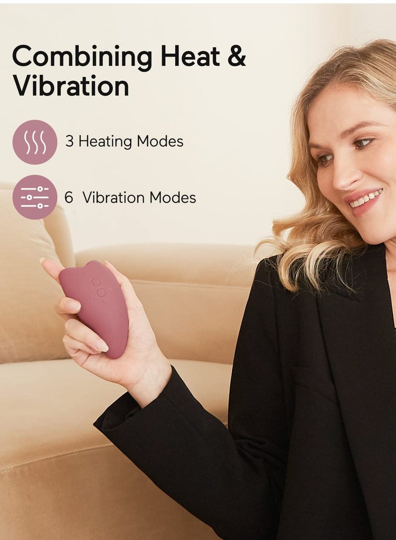 Momcozy 2-In-1 Warming Lactation Massager, Soft Breast Massager for Breastfeeding, Heat And Vibration Adjustable For Clogged Ducts, Improve Milk Flow - Image 3