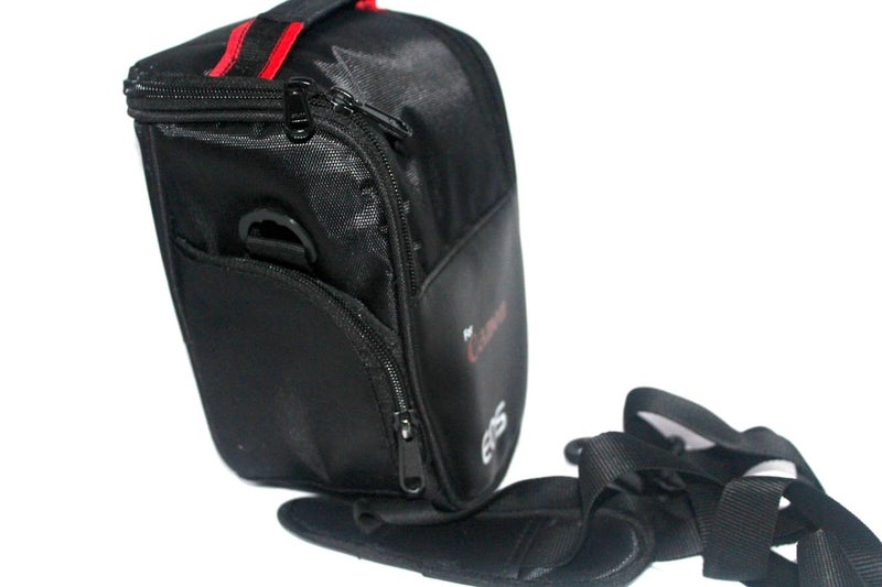 SHOPEE حقيبة سفر كتف كاميرا ماركة متوافقة مع كاميرات كانون 550D 1000D 1100D 600D 60D 650D 7D - Image 2