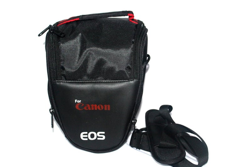 SHOPEE حقيبة سفر كتف كاميرا ماركة متوافقة مع كاميرات كانون 550D 1000D 1100D 600D 60D 650D 7D - Image 1