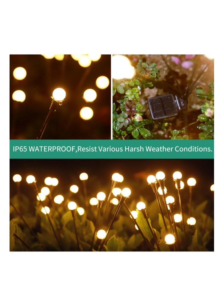 vignuto Solar Lights Outdoor Waterproof, 8 Packs 64LED, Solar Garden Lights, Garden Decor, Patio Decor - Image 3