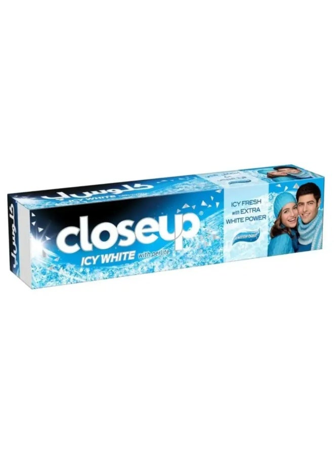 CloseUp Icy White with Perlite Tooth Paste, Icy Fresh With Extra White Power- 75ml