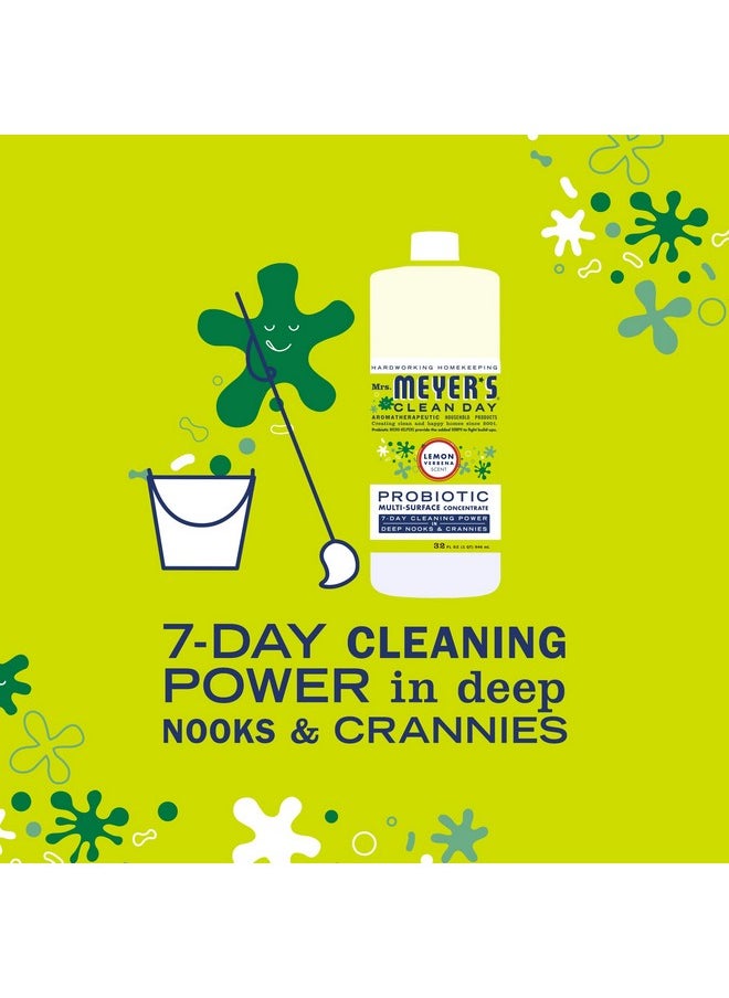 Mrs. Meyer's Clean Day MRS. MEYER'S CLEAN DAY Probiotic Multi-Surface Concentrate Cleaner, Lemon Verbena, Cleans Crevices And Tough Stains, 32 Fl Oz  - Image 3