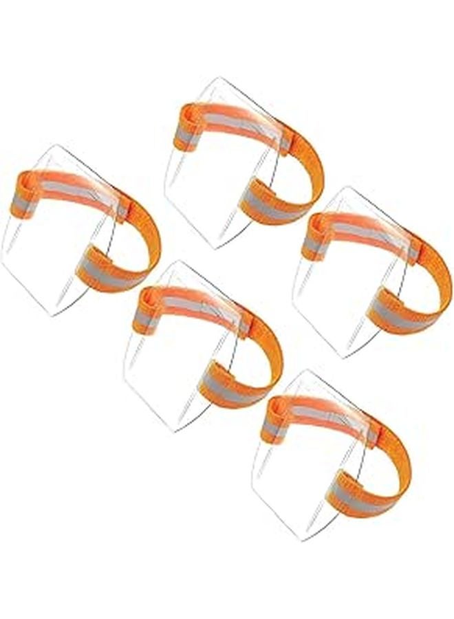 Waterproof Horizontal ID Card Arm Badge Holder With Plastic Protective Cover 5Pcs - Image 1
