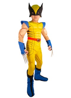 Party Centre Marvel X-men Wolverine Deluxe Costume, Boy Superhero Child Costume, Cosplay Dress Up  - Image 1