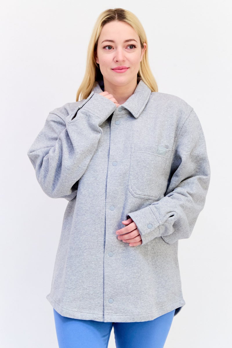 Reebok Women Sportswear Fit Outdoor Jacket, Grey - Image 1