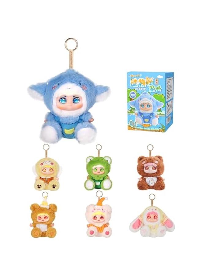 Zoo Tour Series - Vinyl Plush Blind Box, Cute Blind Box Figures, 1PC (1 of 7 Possible Styles) Mystery Box for Girls Boys, Figures Toys for Backpack Pendant Collectible Decoration Birthday Gifts  - Image 1