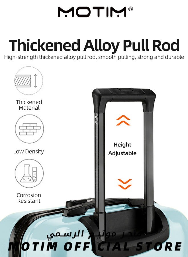 Motim Travel Luggage Carry-On Luggage Kid's Luggage 20 inch Small Luggage with Spinning Wheels Cartoon Suitcase - Image 2