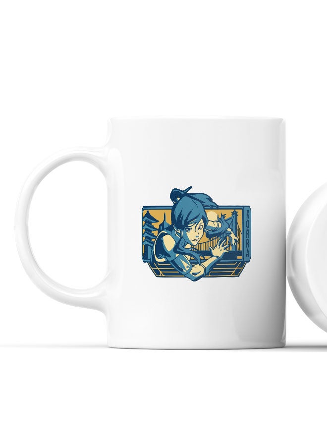 LIT The Legend of Korra Mug The Legend of Korra Mug for Coffee Art Deco Style Gift Mug Avatar Korra Anime Manga Series-American Anime - Image 2