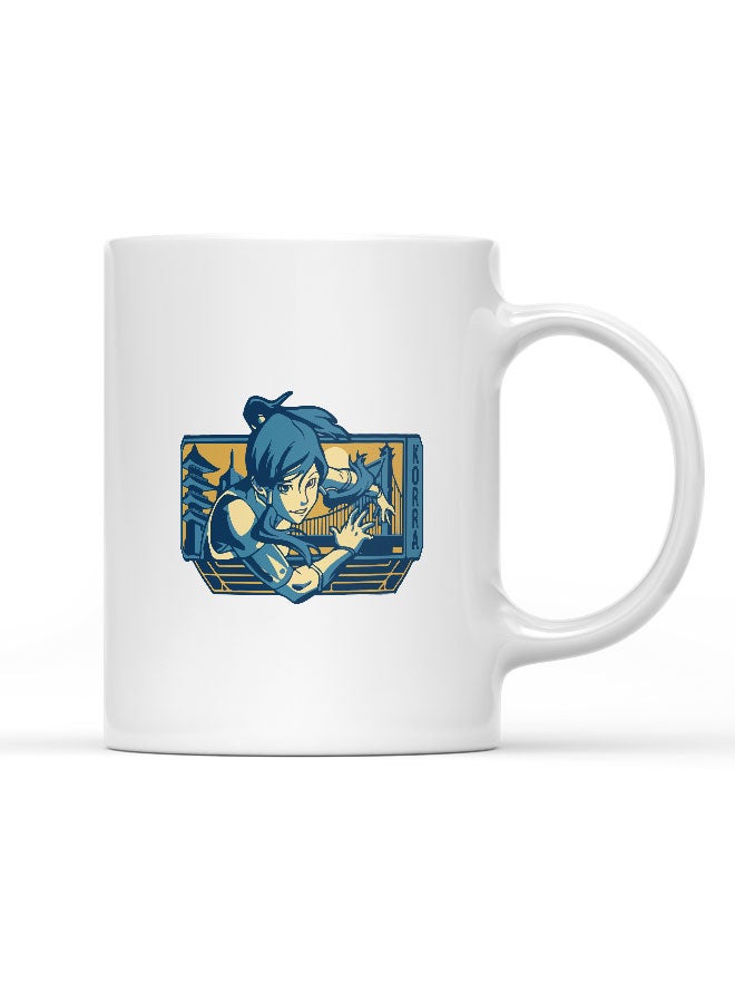 LIT The Legend of Korra Mug The Legend of Korra Mug for Coffee Art Deco Style Gift Mug Avatar Korra Anime Manga Series-American Anime - Image 1
