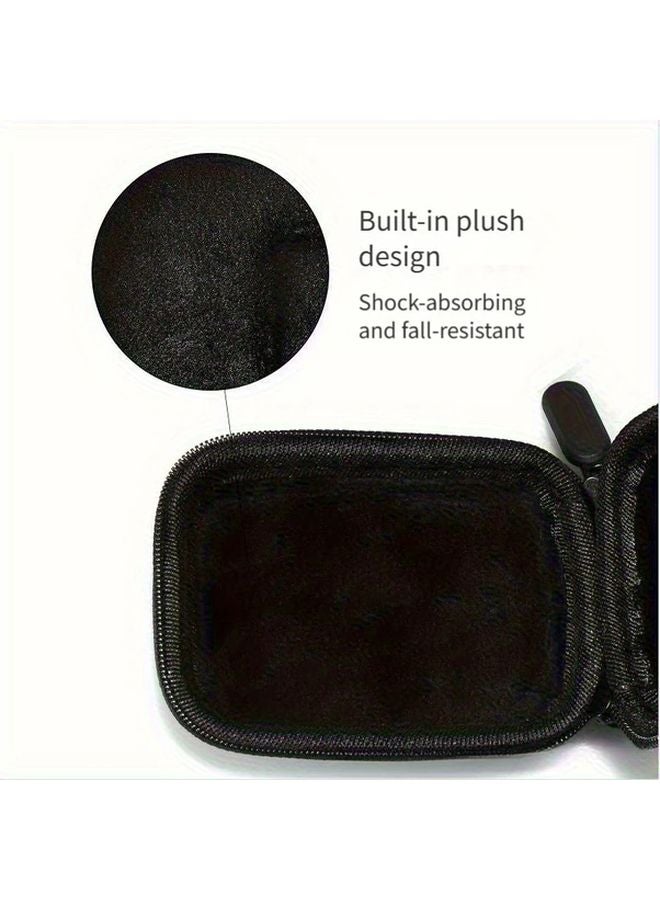 Black Hard Case Storage Pouch for Insta360 Mini Compatible with DJI Action 5 Pro 3 4 - Image 4