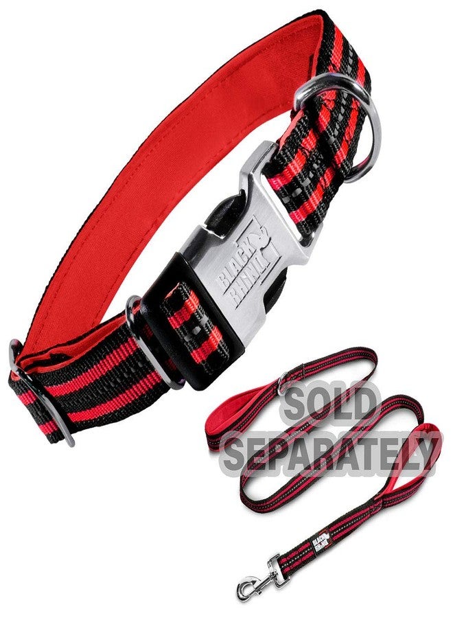 بلاك رينو طوق بلاك راينو - طوق هجين مخطط للكلاب (صغير) للسلالات المتوسطة والكبيرة | متين | نيوبرين مبطن ناعم - عاكس وقابل للتعديل - تباع المقاود المتناسقة بشكل منفصل - Image 4