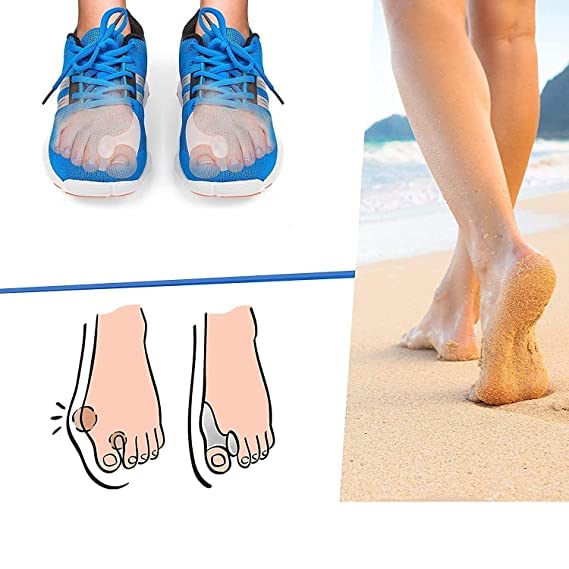 BANCROFT Gel Bunion Guard Two Finger Toe Separator Hallux Valgus - Cracked Toes Pressure Corrector Straighten toe structure - Image 5