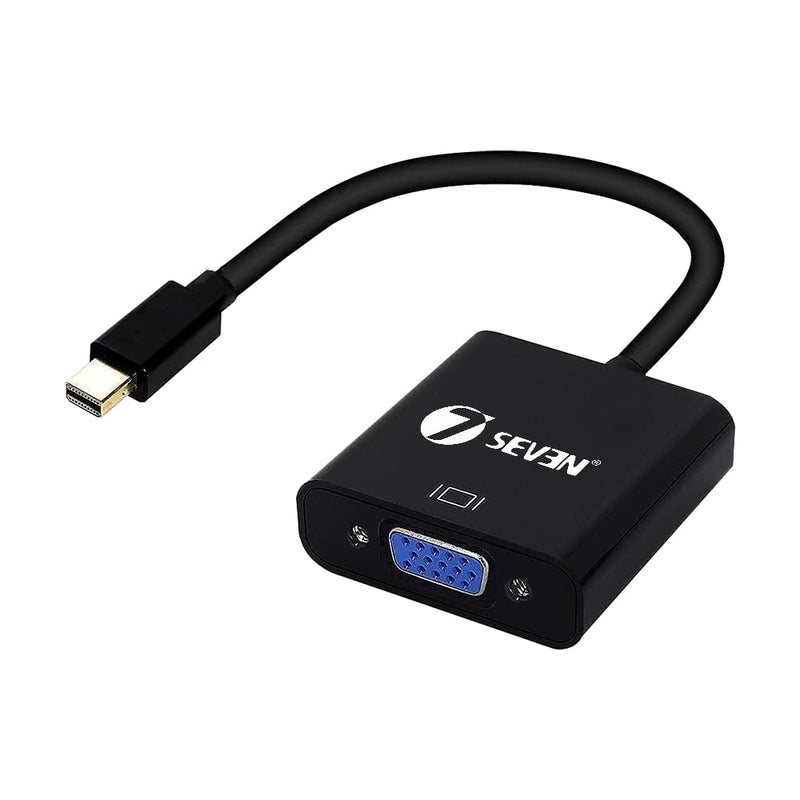 7-Seven 7SEVEN® Mini DisplayPort to VGA, Mini DP Male Display Port to VGA Female Converter(Thunderbolt Compatible) Adapter Compatible for ThinkPad SurfacePro PC - Image 4