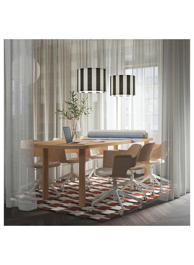 Zaboon Lamp Shade, Black/White, 42 Cm - Image 4