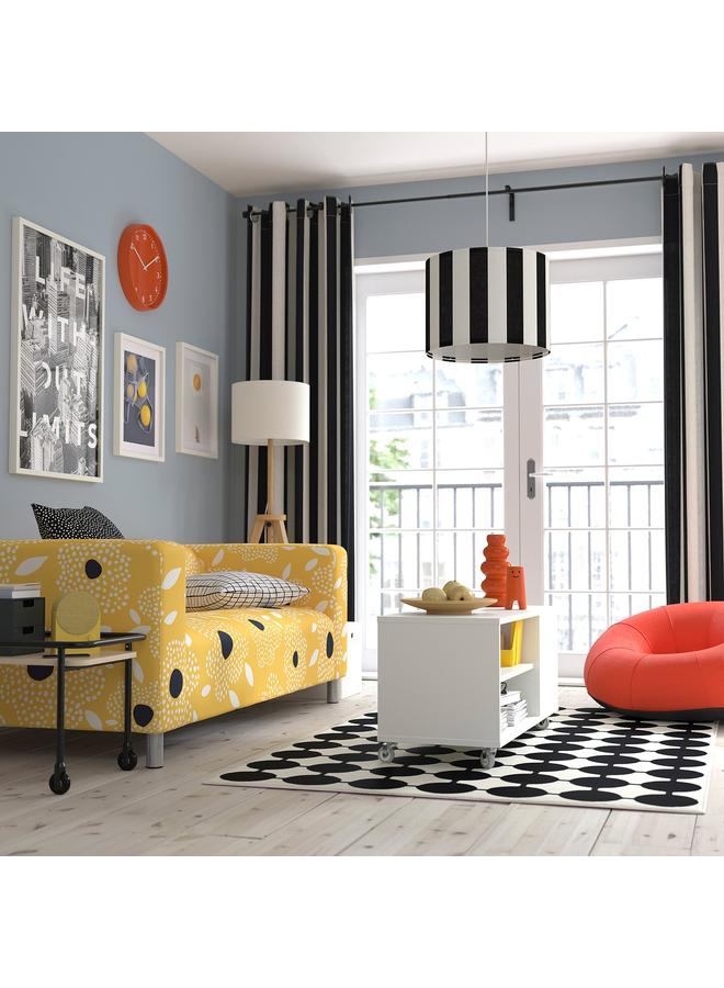 Zaboon Lamp Shade, Black/White, 42 Cm - Image 2