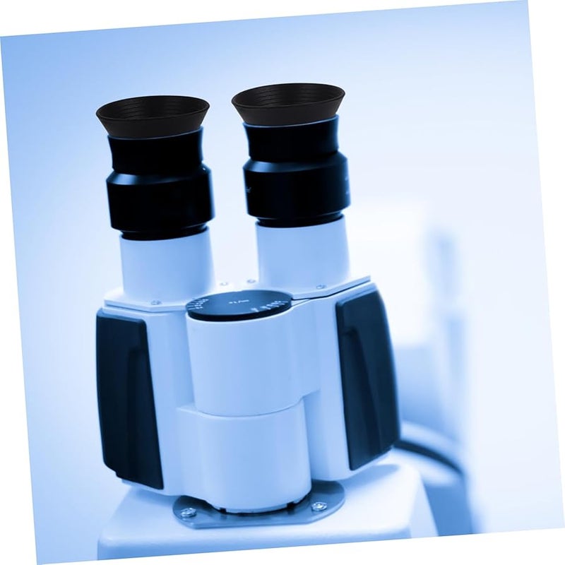 Artibetter 2Pcs Black Rubber Eyepiece Covers for Microscopes and Binoculars Lens Guards - Image 5